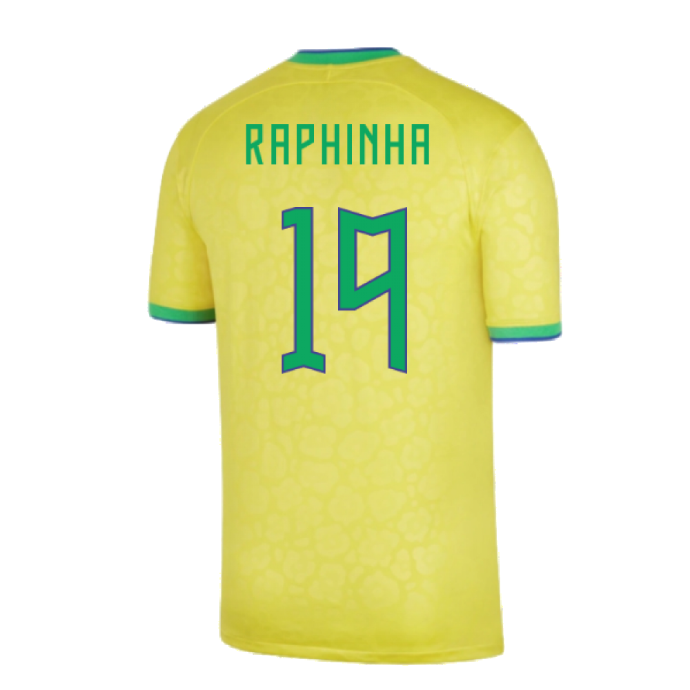 2022-2023 Brazil Home Shirt (RAPHINHA 19)