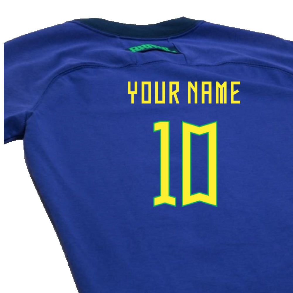 2022-2023 Brazil Travel Short Sleeve Top (Your Name)