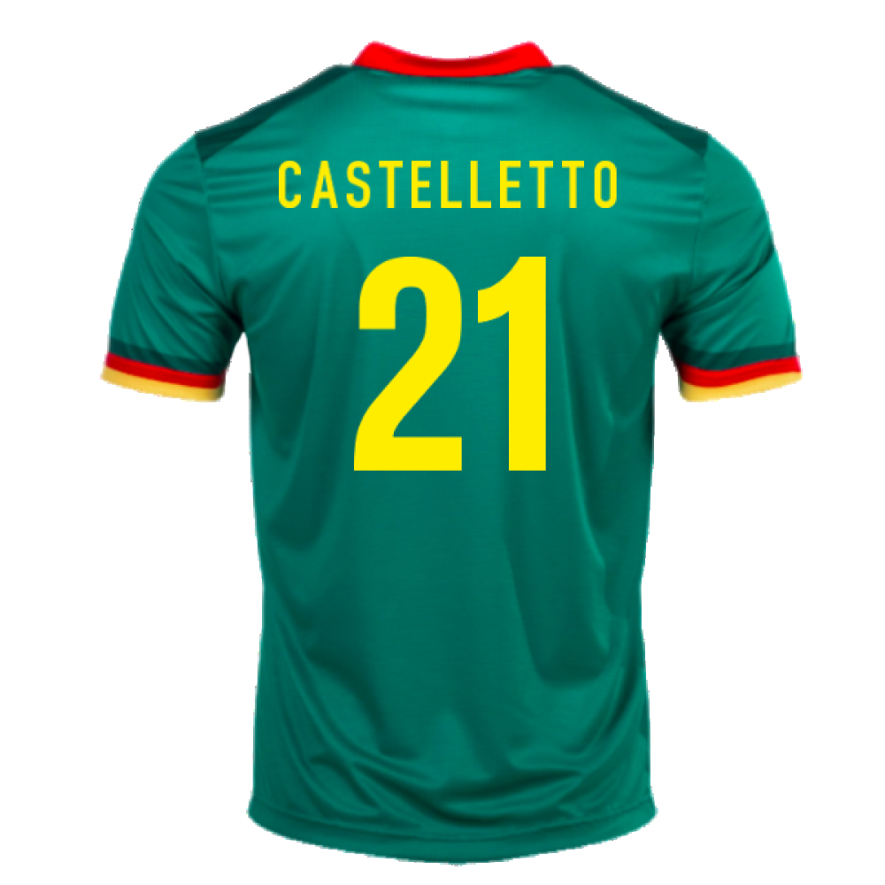 2022-2023 Cameroon Home Pro Football Shirt (CASTELLETTO 21)