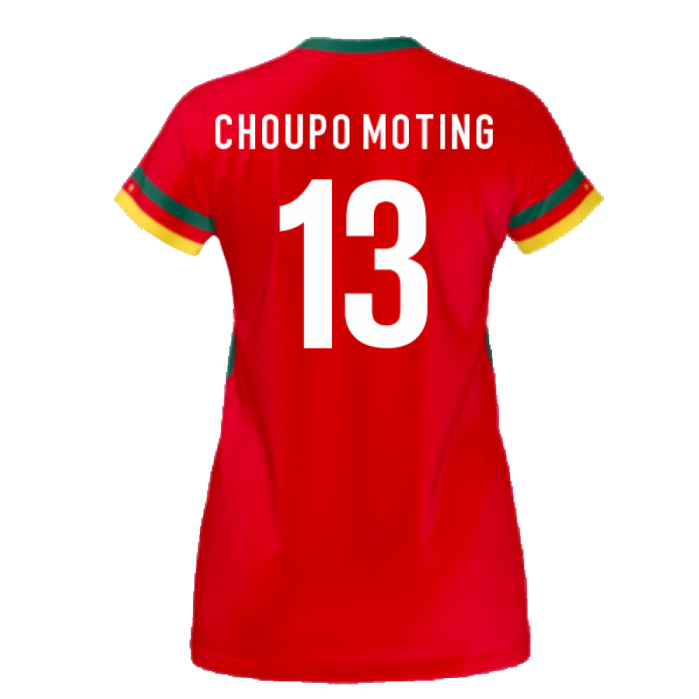 2022-2023 Cameroon Third Red Pro Shirt (Ladies) (CHOUPO MOTING 13)