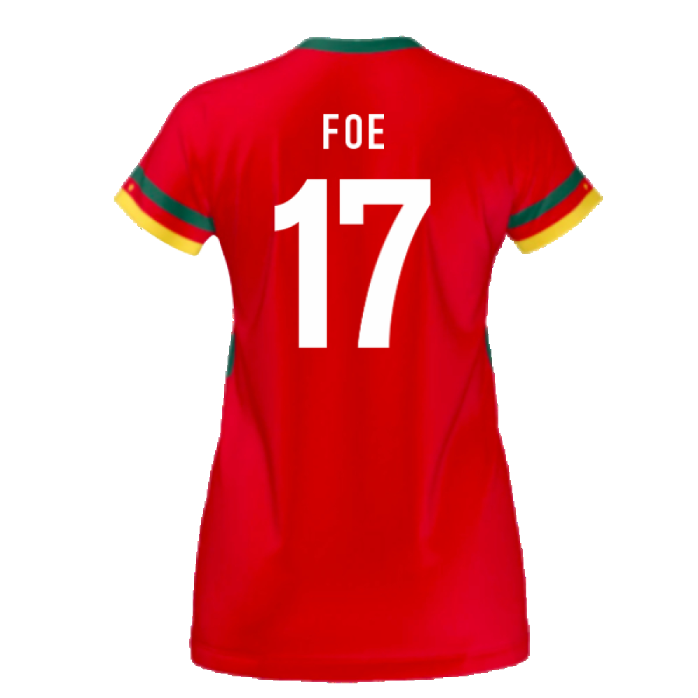 2022-2023 Cameroon Third Red Pro Shirt (Ladies) (FOE 17)