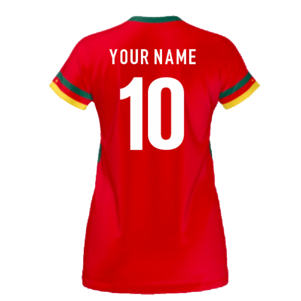 2022-2023 Cameroon Third Red Pro Shirt (Ladies) (Your Name)