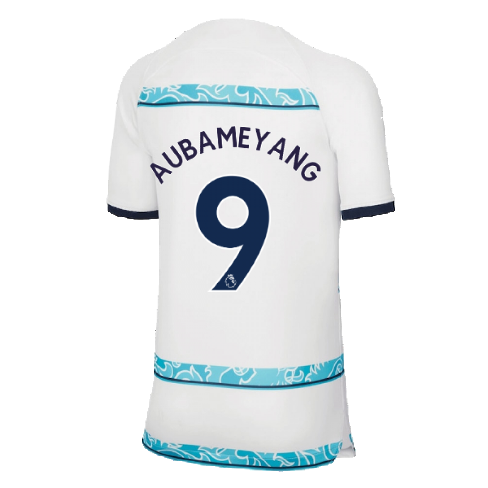 2022-2023 Chelsea Away Shirt (Kids) (AUBAMEYANG 9)