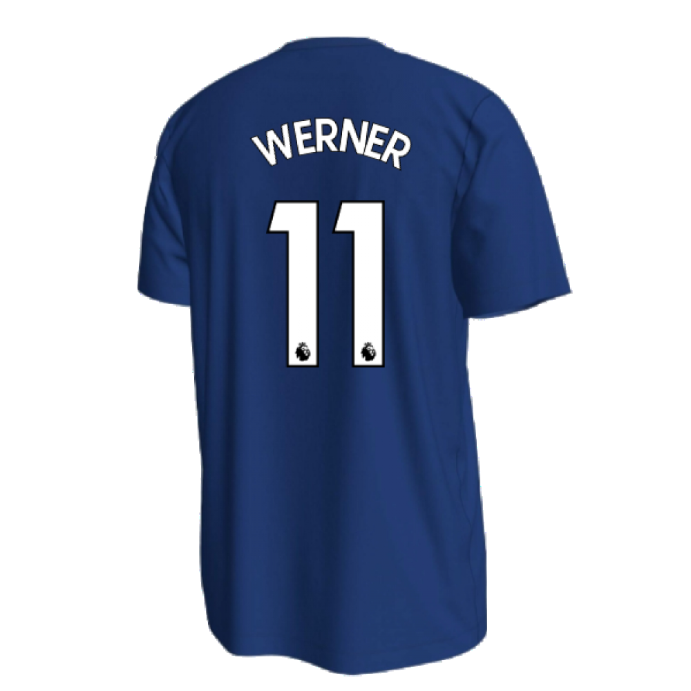 2022-2023 Chelsea Crest Tee (Blue) (WERNER 11)