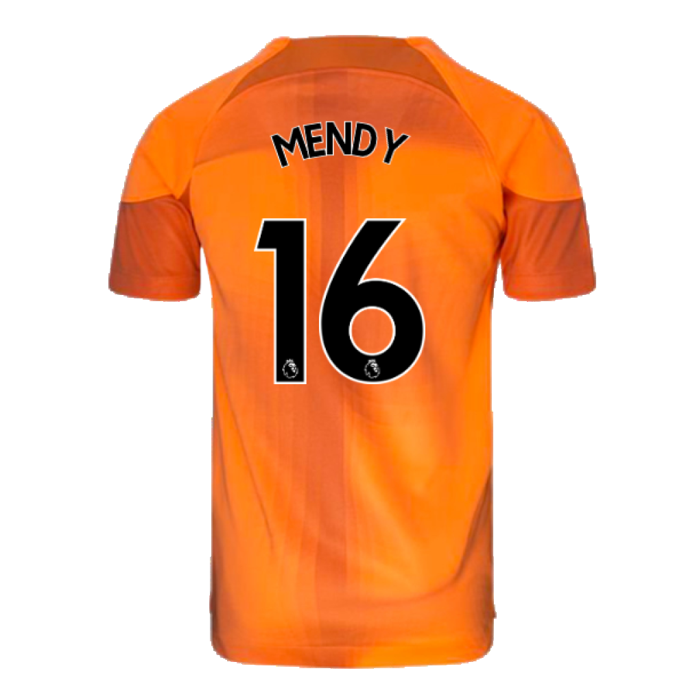 2022-2023 Chelsea Home Goalkeeper Shirt (Orange) - Kids (MENDY 16)