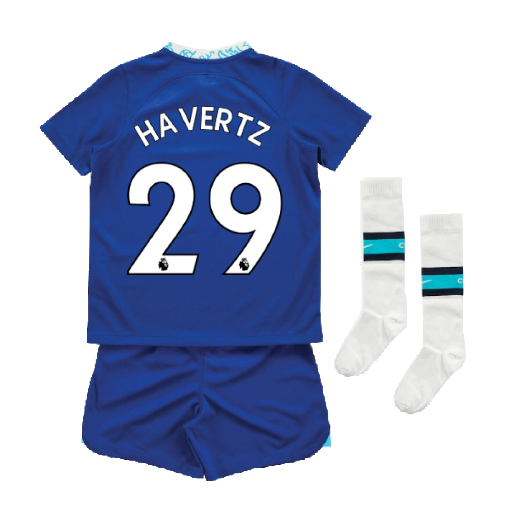 2022-2023 Chelsea Little Boys Home Mini Kit (HAVERTZ 29)