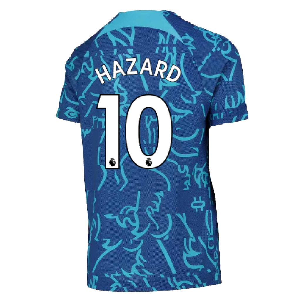 2022-2023 Chelsea Pre-Match Training Shirt (Blue) - Kids (HAZARD 10)