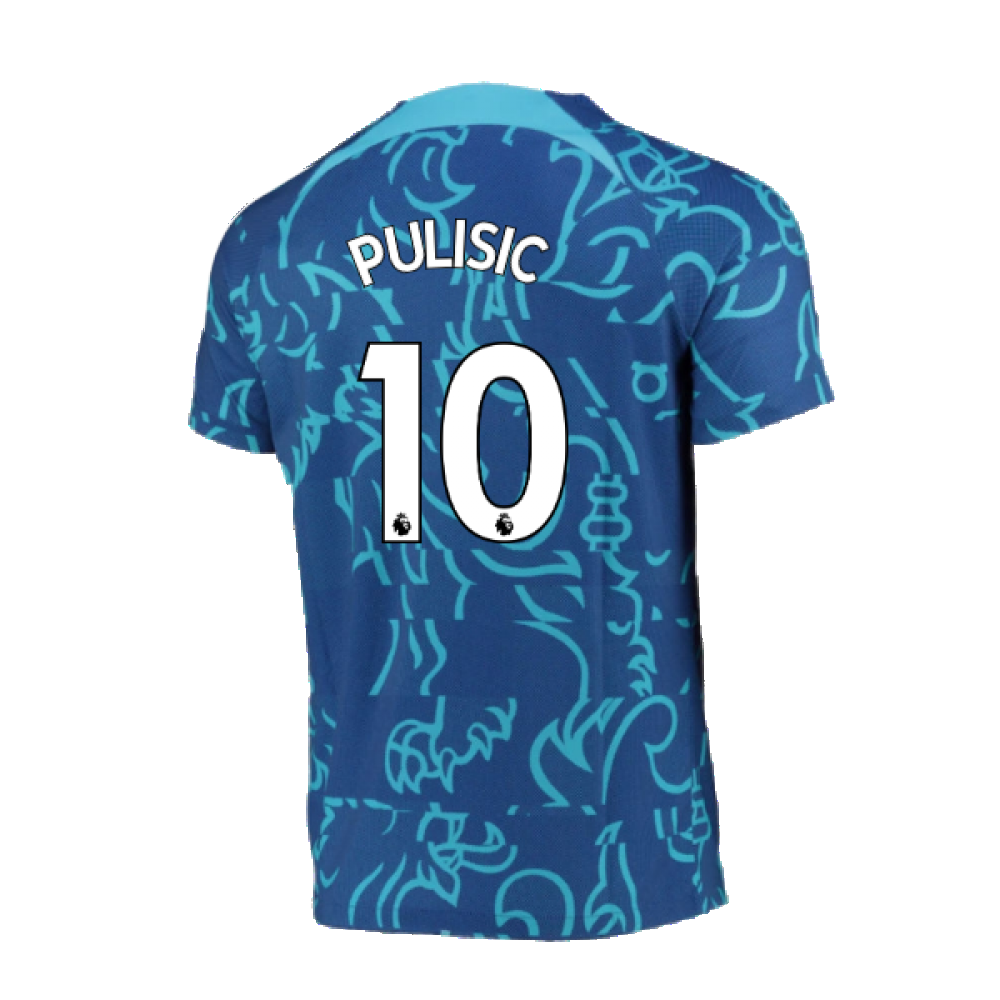 2022-2023 Chelsea Pre-Match Training Shirt (Blue) (PULISIC 10)