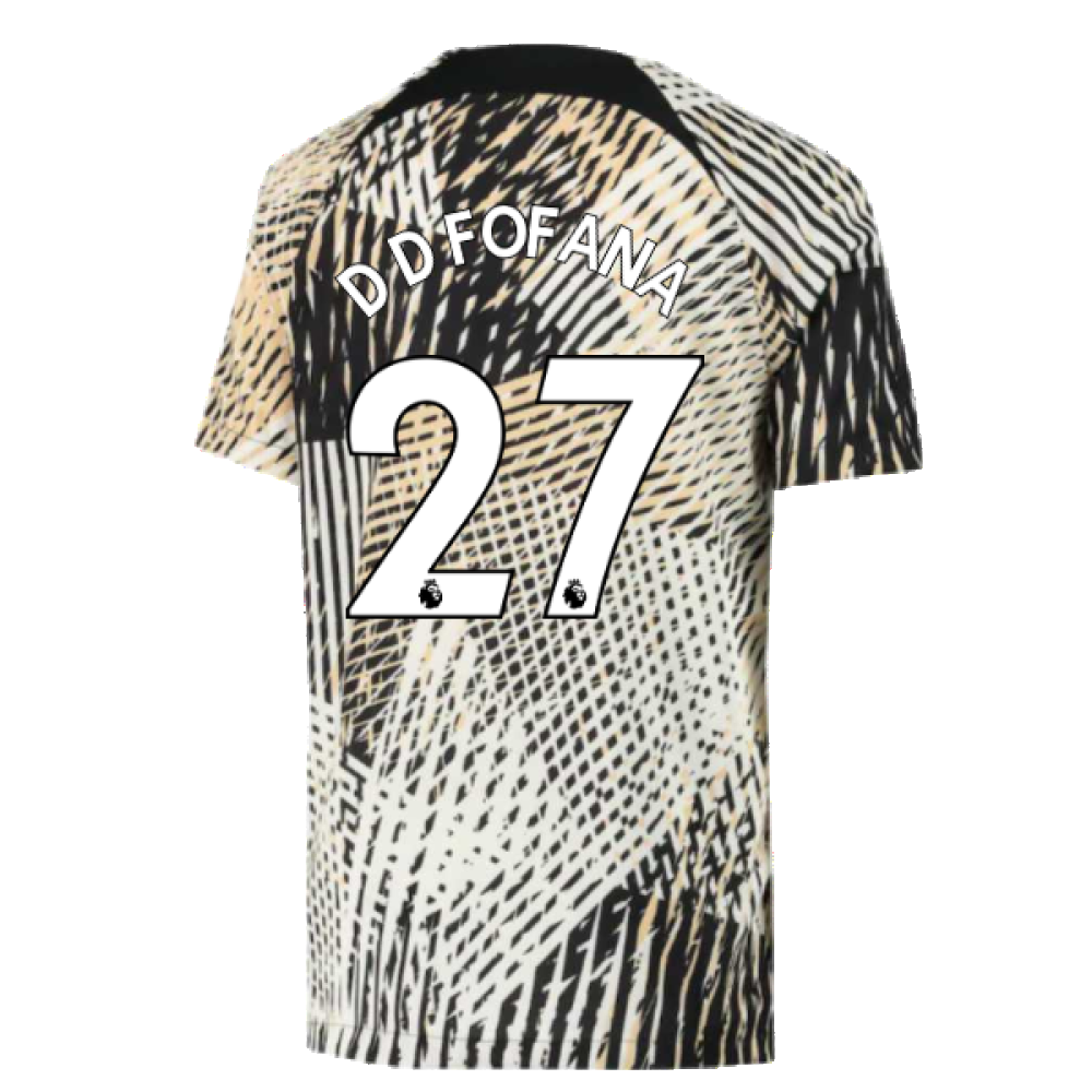 2022-2023 Chelsea Pre-Match Training Shirt (Sail) - Kids (D D Fofana 27)