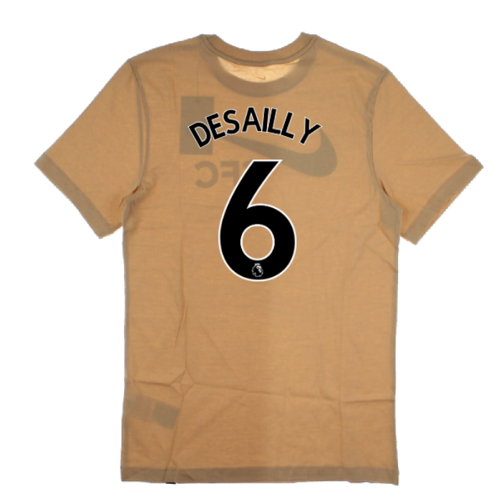 2022-2023 Chelsea Swoosh Tee (Beige) (DESAILLY 6)