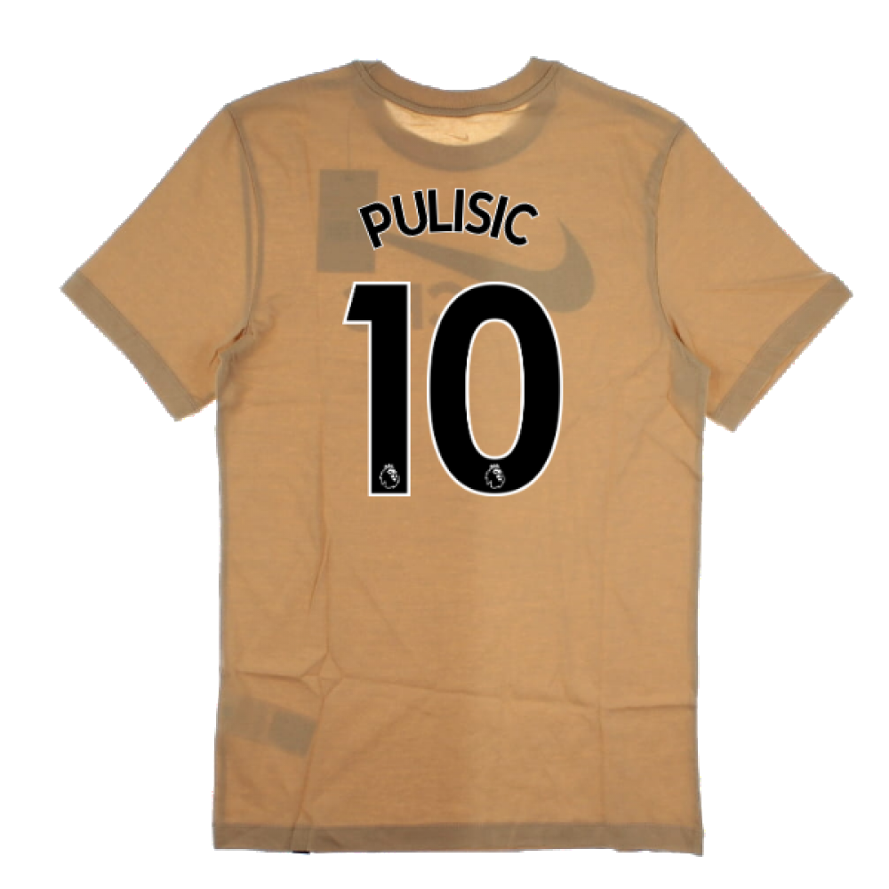 2022-2023 Chelsea Swoosh Tee (Beige) (PULISIC 10)