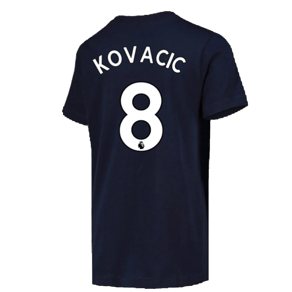 2022-2023 Chelsea Swoosh Tee (Navy) - Kids (KOVACIC 8)