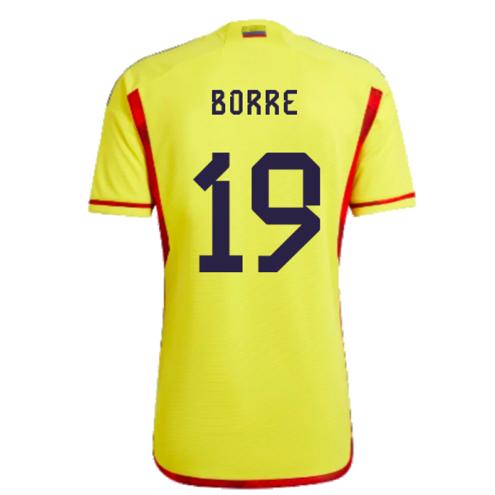 2022-2023 Colombia Home Shirt (BORRE 19)