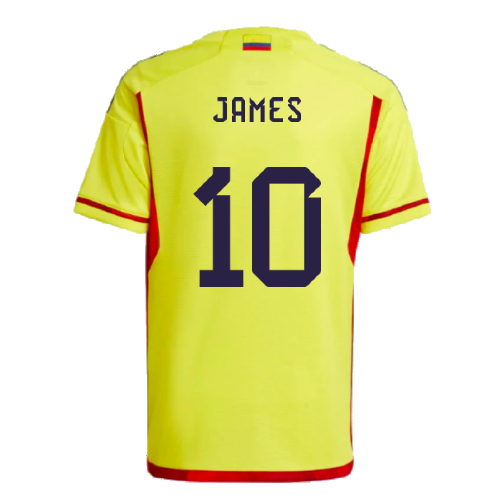 2022-2023 Colombia Home Shirt (Kids) (JAMES 10)