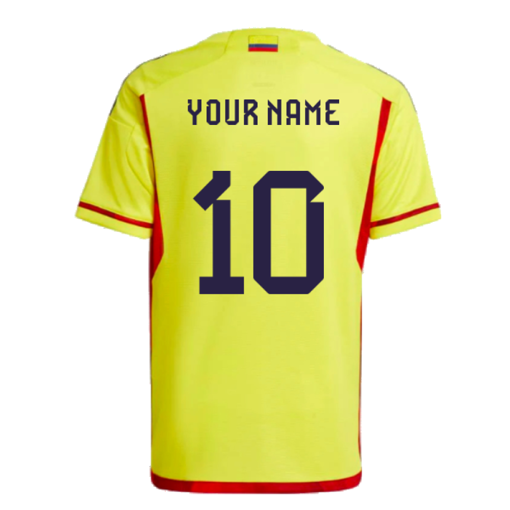 2022-2023 Colombia Home Shirt (Kids) (Your Name)