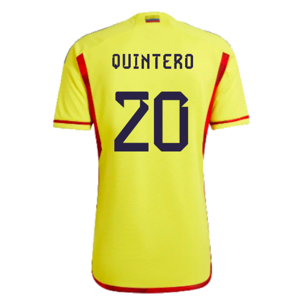 2022-2023 Colombia Home Shirt (QUINTERO 20)