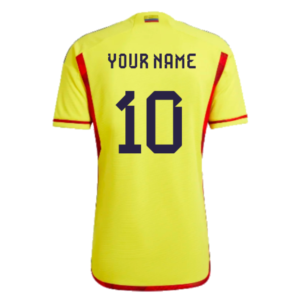 2022-2023 Colombia Home Shirt (Your Name)