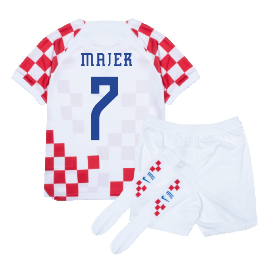 2022-2023 Croatia Home Mini Kit (Majer 7)