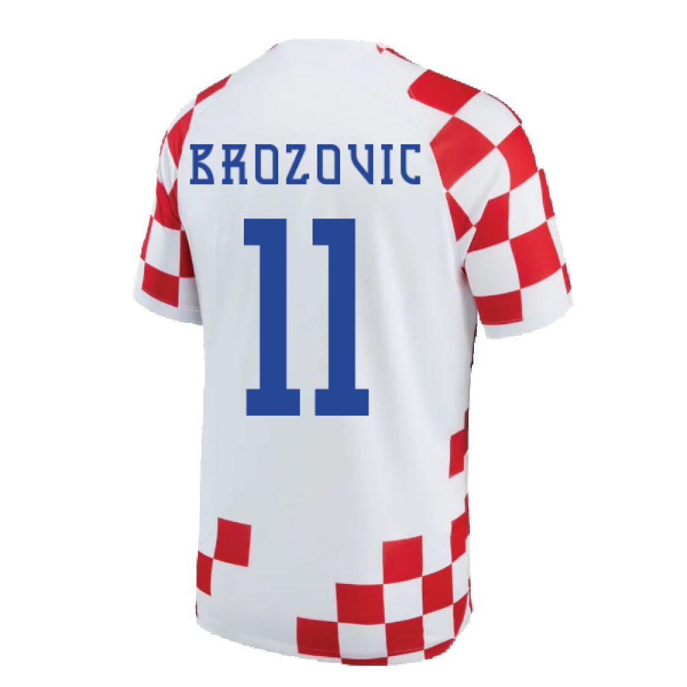 2022-2023 Croatia Home Shirt (BROZOVIC 11)