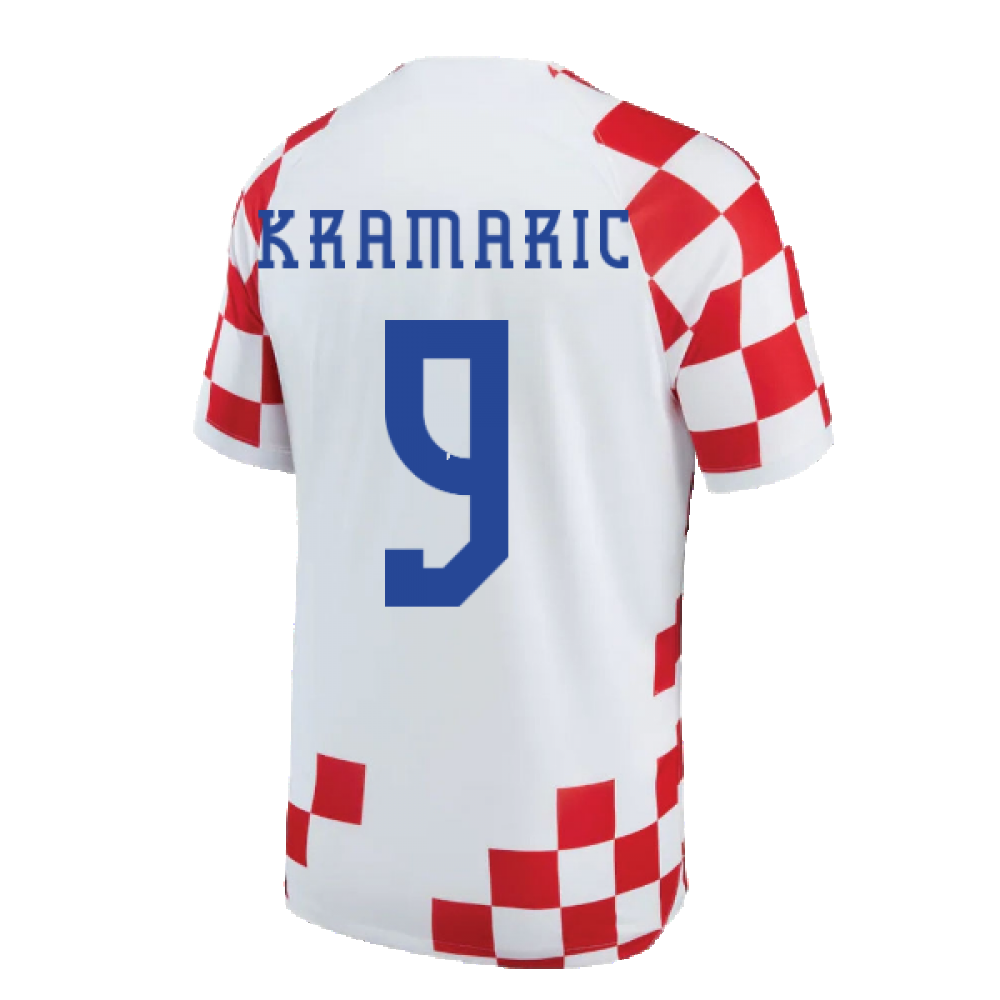 2022-2023 Croatia Home Shirt (KRAMARIC 9)