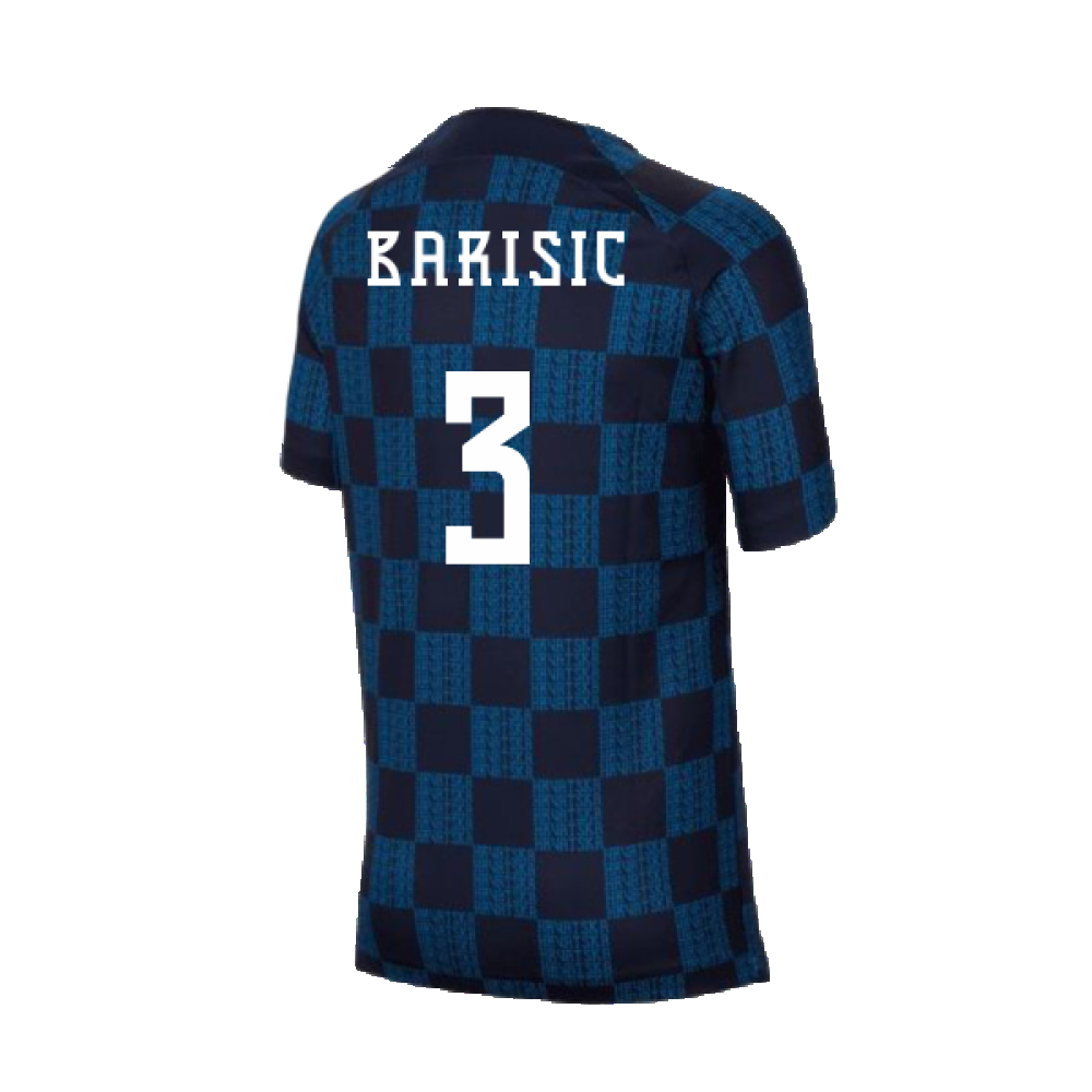 2022-2023 Croatia Pre-Match Training Shirt (Kids) (Barisic 3)