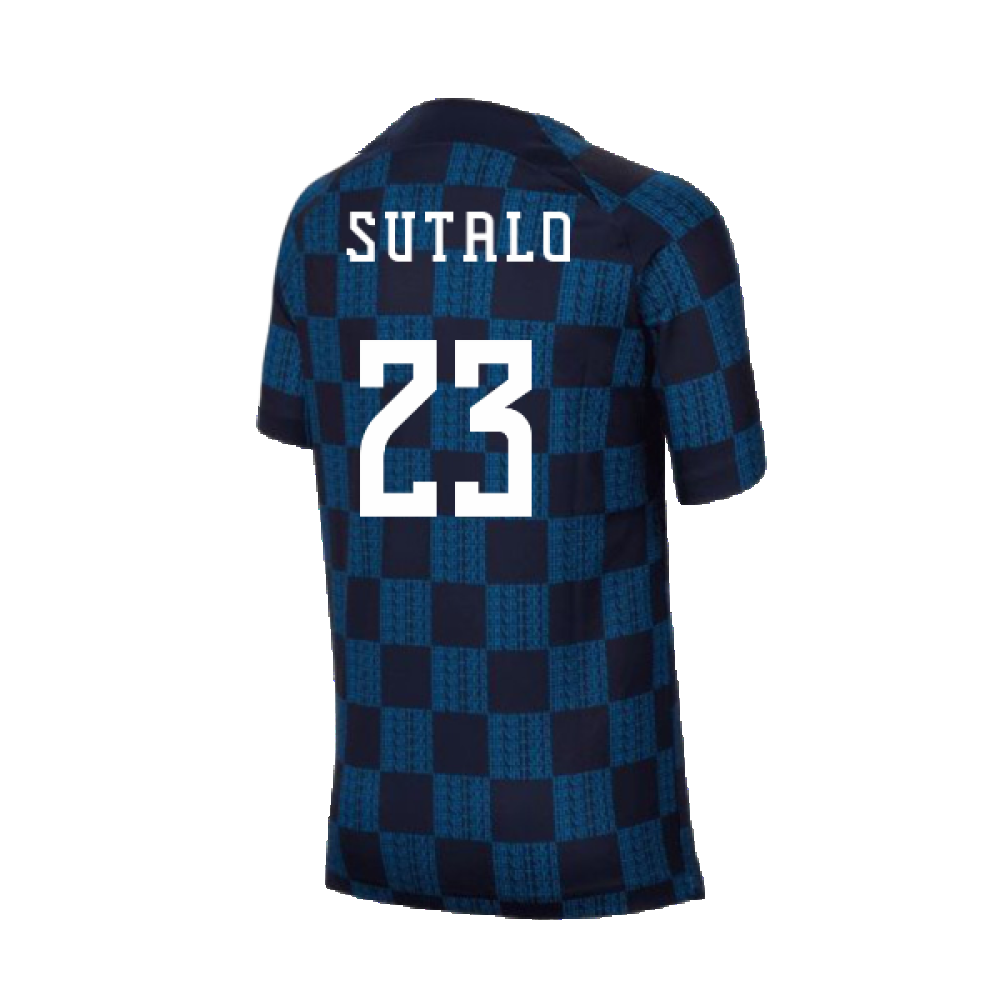 2022-2023 Croatia Pre-Match Training Shirt (Kids) (Sutalo 23)