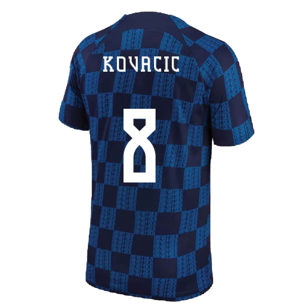 2022-2023 Croatia Pre-Match Training Shirt (Navy) (Kovacic 8)