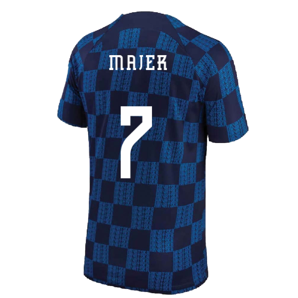 2022-2023 Croatia Pre-Match Training Shirt (Navy) (Majer 7)