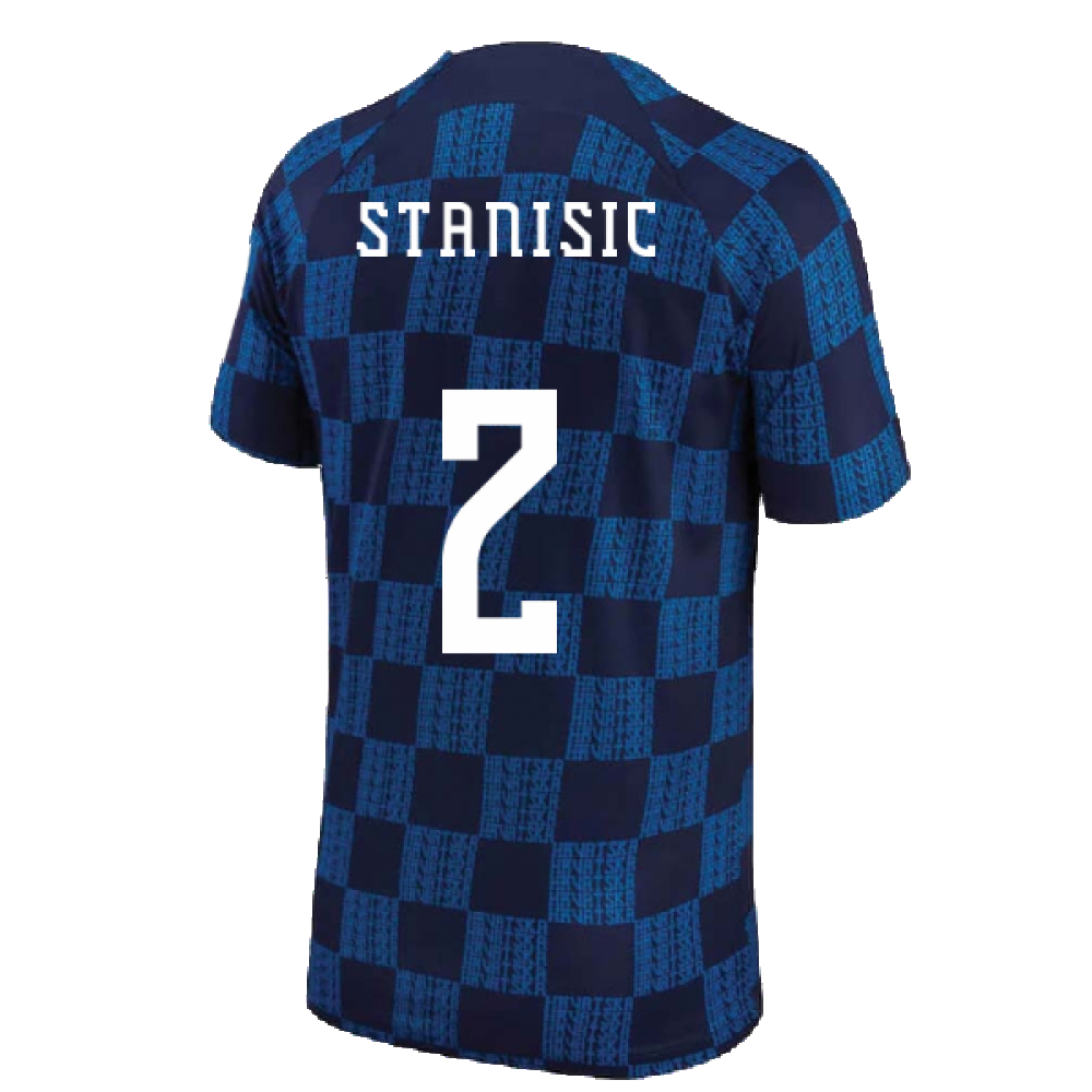 2022-2023 Croatia Pre-Match Training Shirt (Navy) (Stanisic 2)