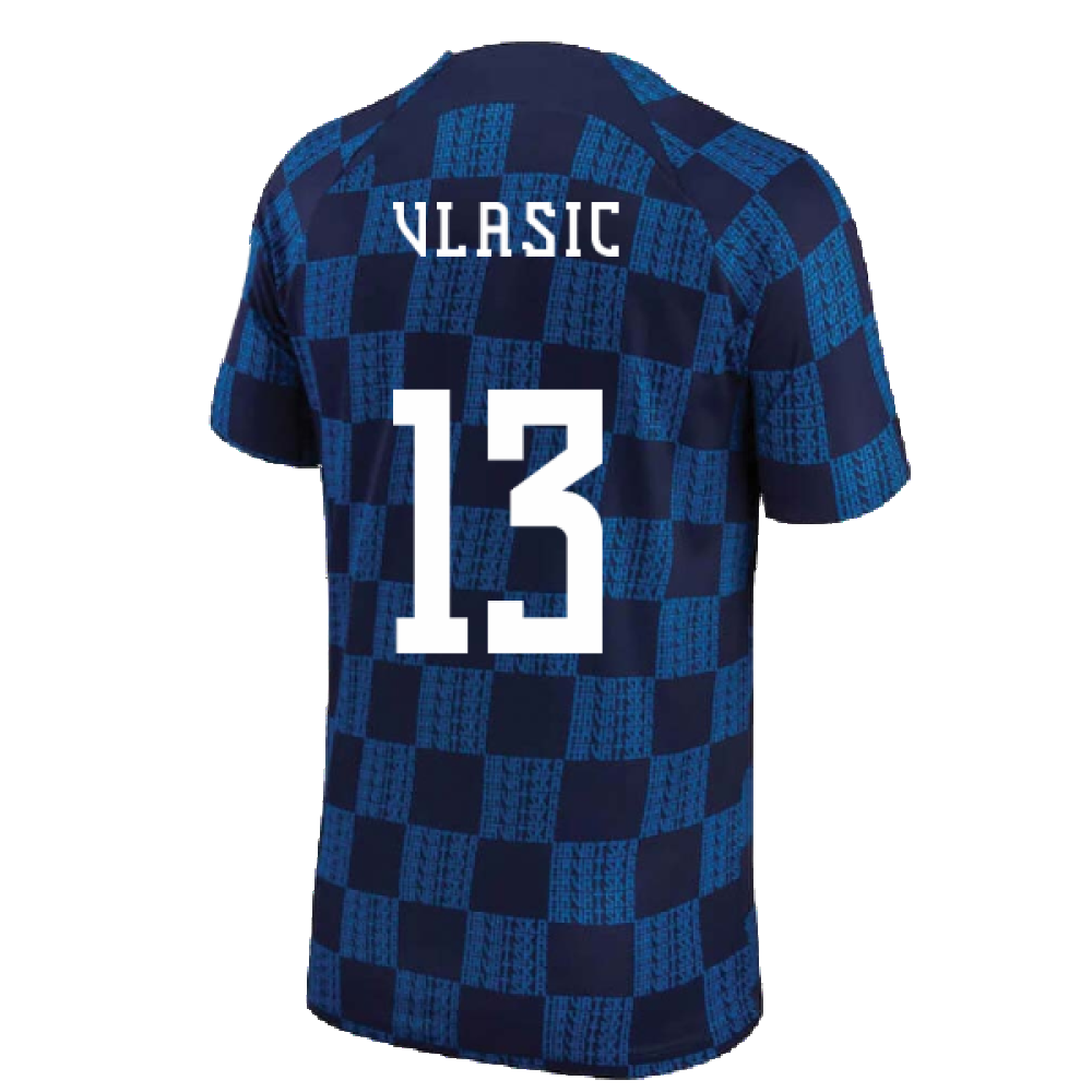 2022-2023 Croatia Pre-Match Training Shirt (Navy) (Vlasic 13)