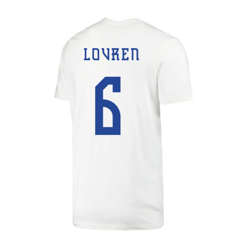 2022-2023 Croatia Swoosh T-Shirt - White (Kids) (Lovren 6)