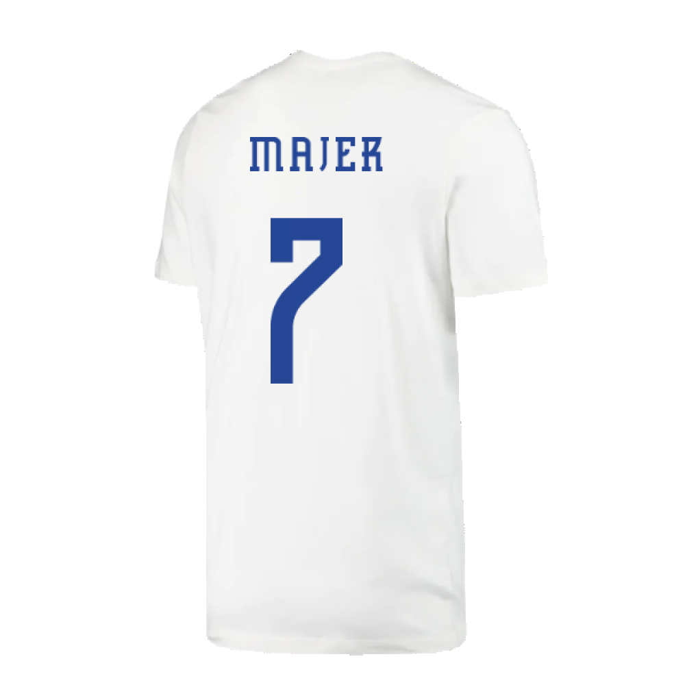 2022-2023 Croatia Swoosh T-Shirt - White (Kids) (Majer 7)