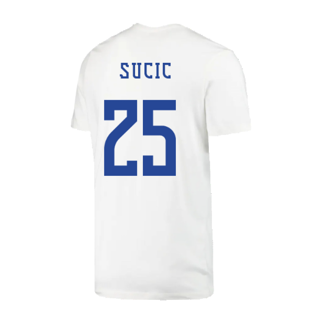 2022-2023 Croatia Swoosh T-Shirt - White (Kids) (Sucic 25)