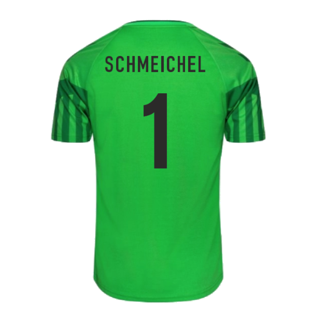 2022-2023 Denmark Home Goalkeeper Jersey (Green) (Schmeichel 1)