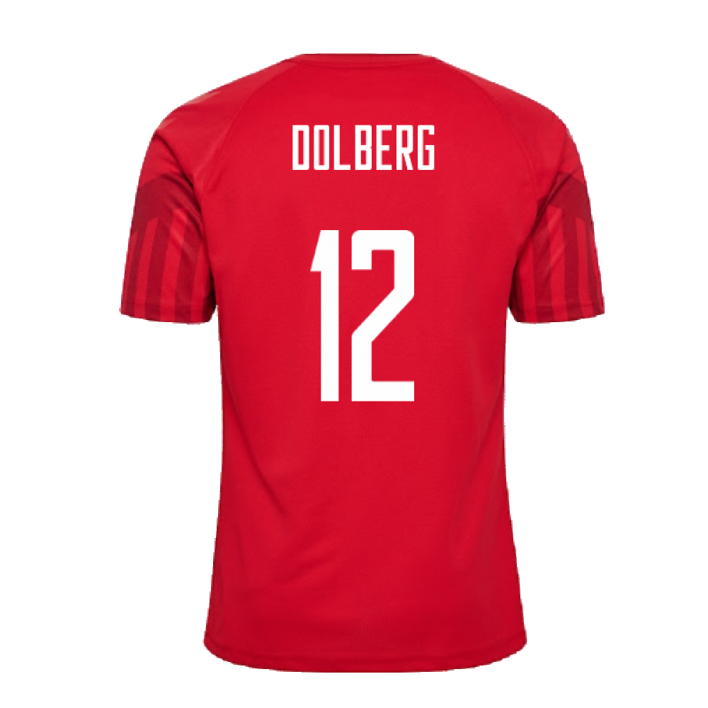 2022-2023 Denmark Home Jersey (Dolberg 12)