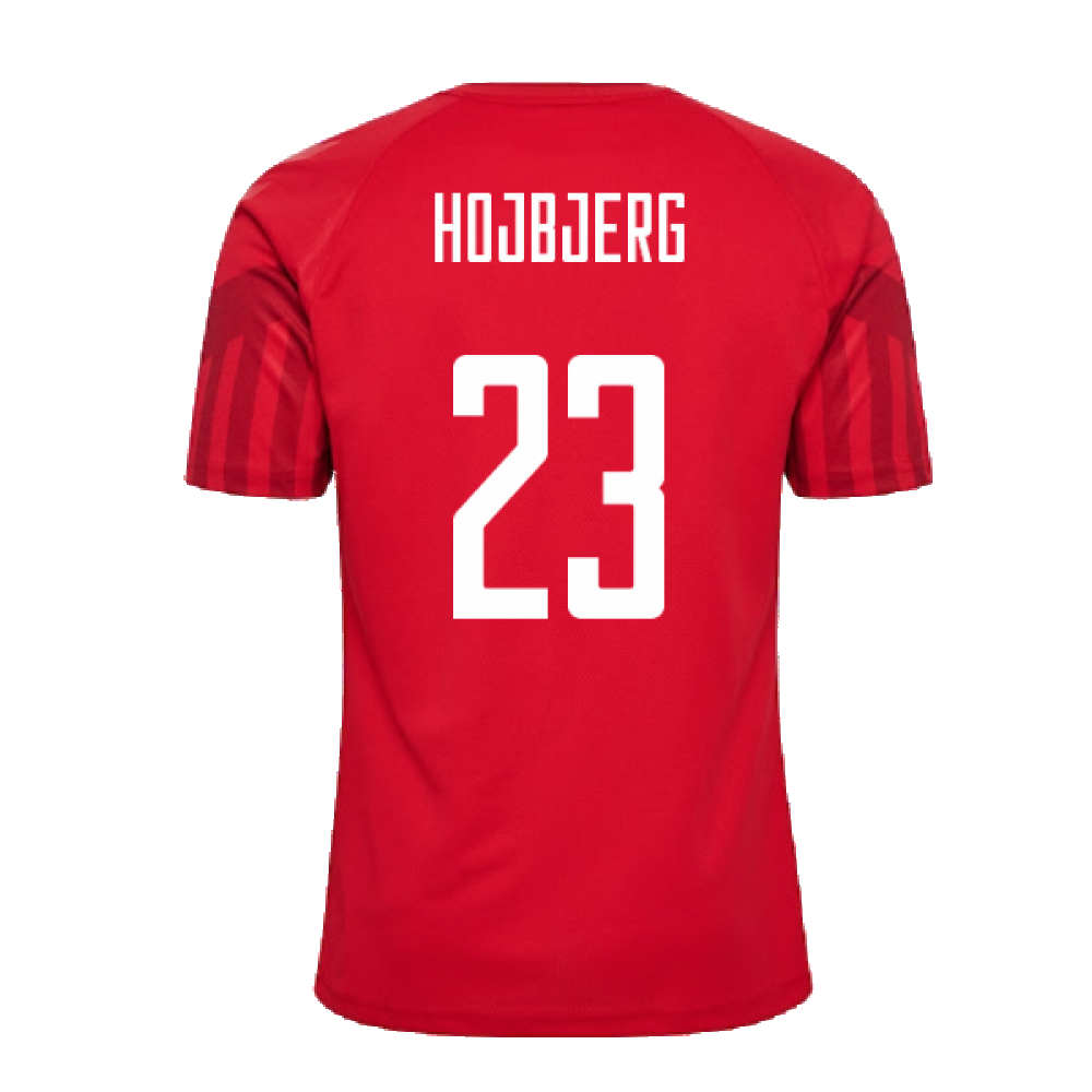 2022-2023 Denmark Home Jersey (Hojbjerg 23)