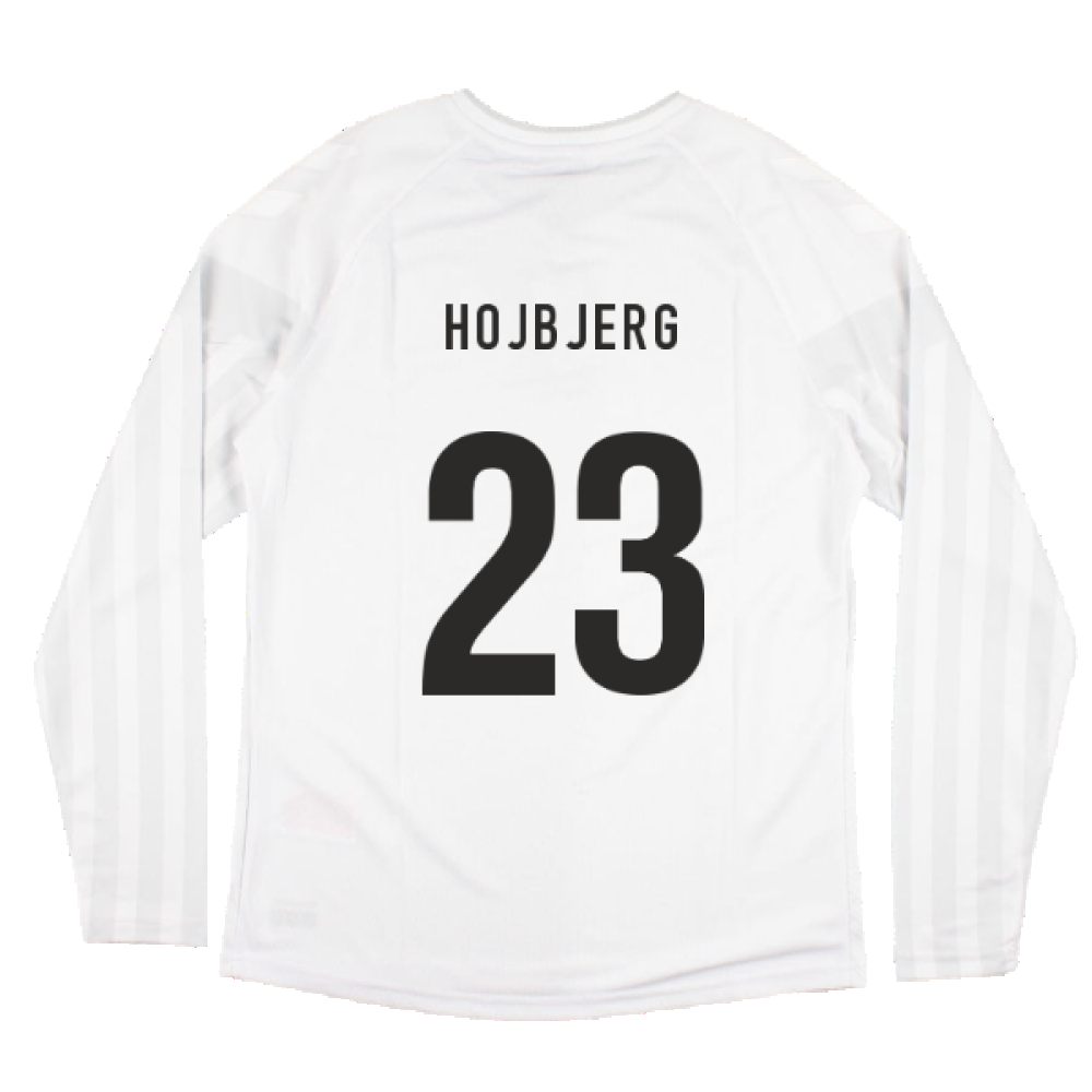 2022-2023 Denmark Long Sleeve Away Shirt (Hojbjerg 23)