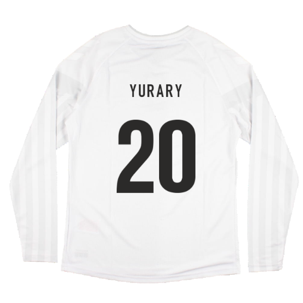 2022-2023 Denmark Long Sleeve Away Shirt (Yurary 20)