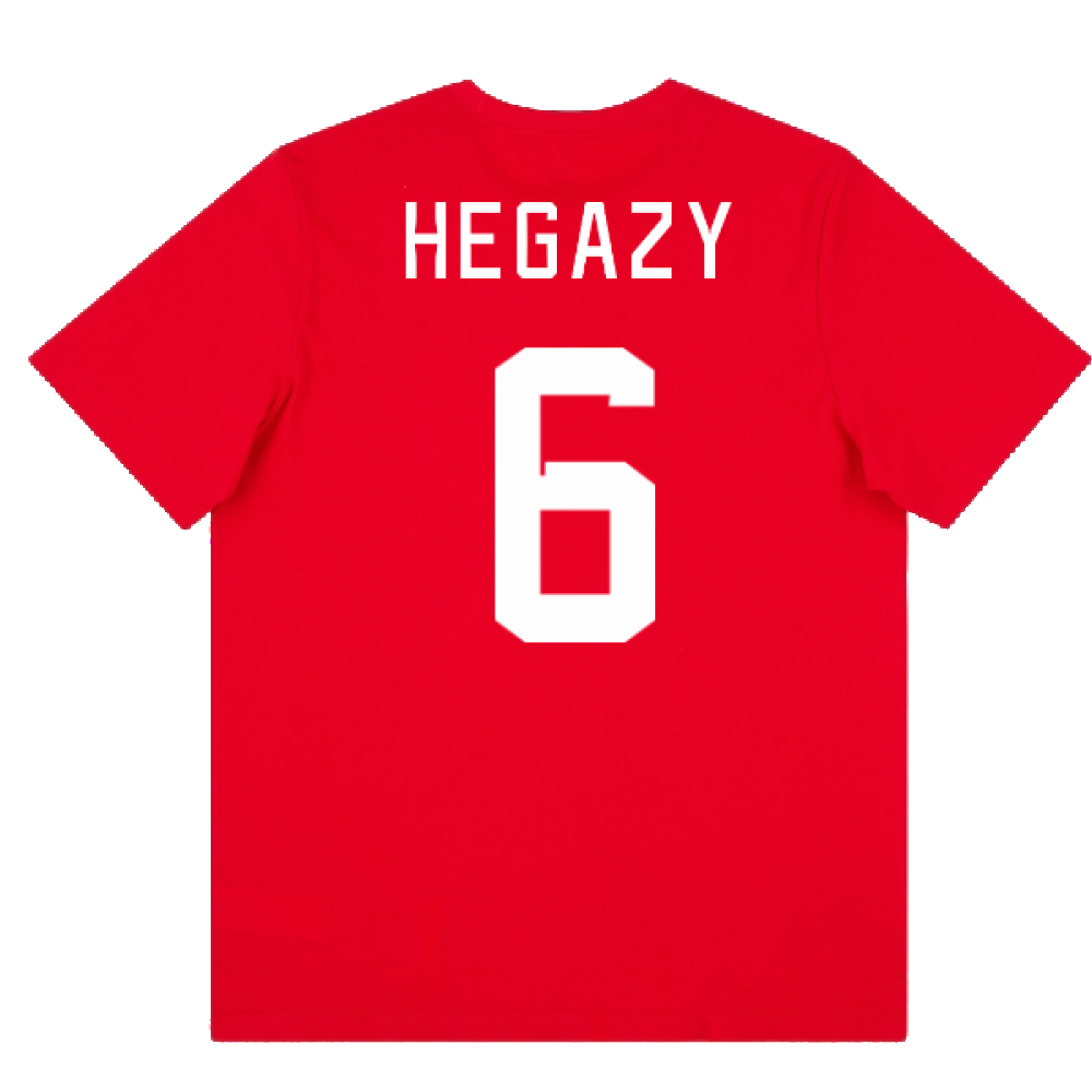 2022-2023 Egypt FtblCore Tee (Red) (HEGAZY 6)