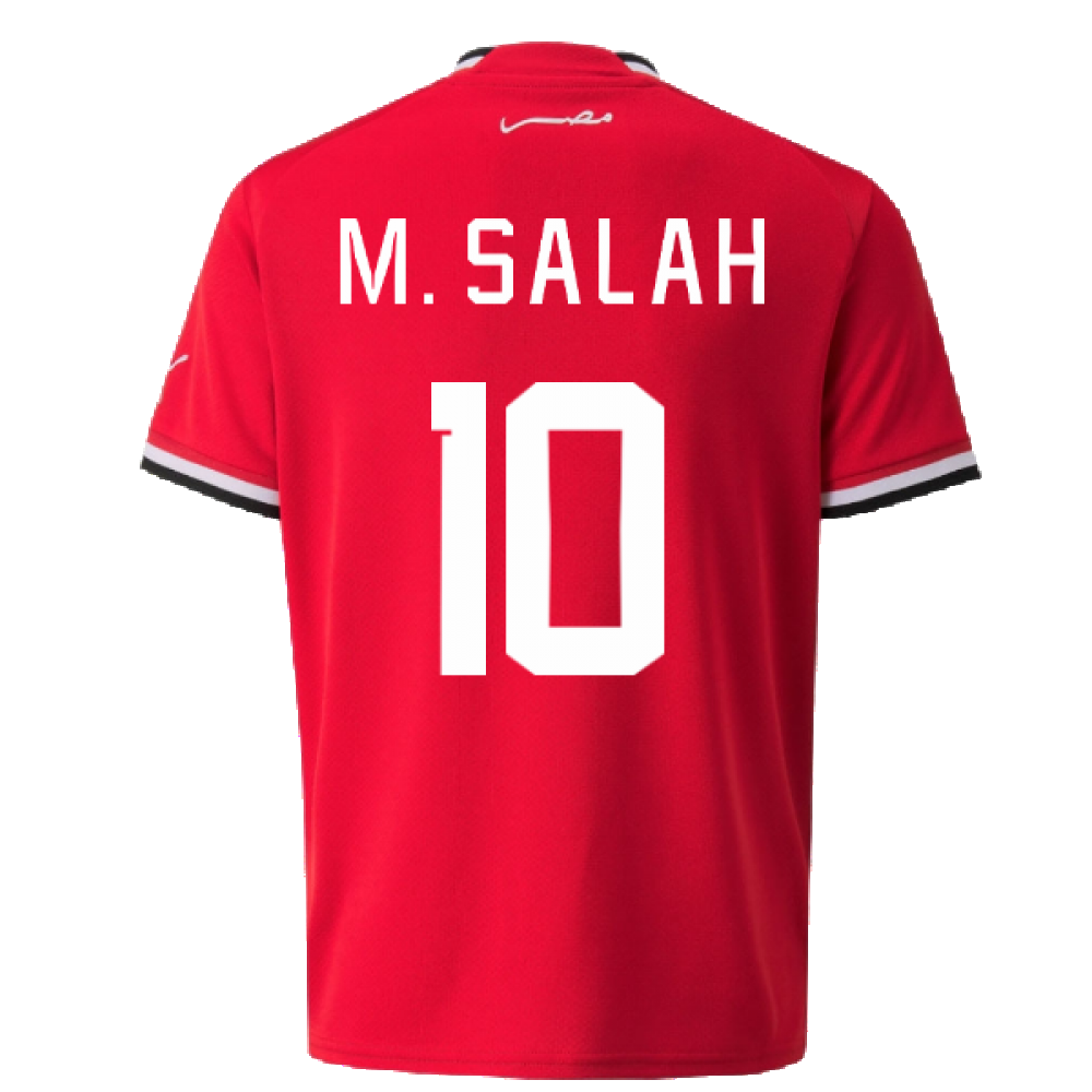 2022-2023 Egypt Home Shirt (Kids) (M. SALAH 10)