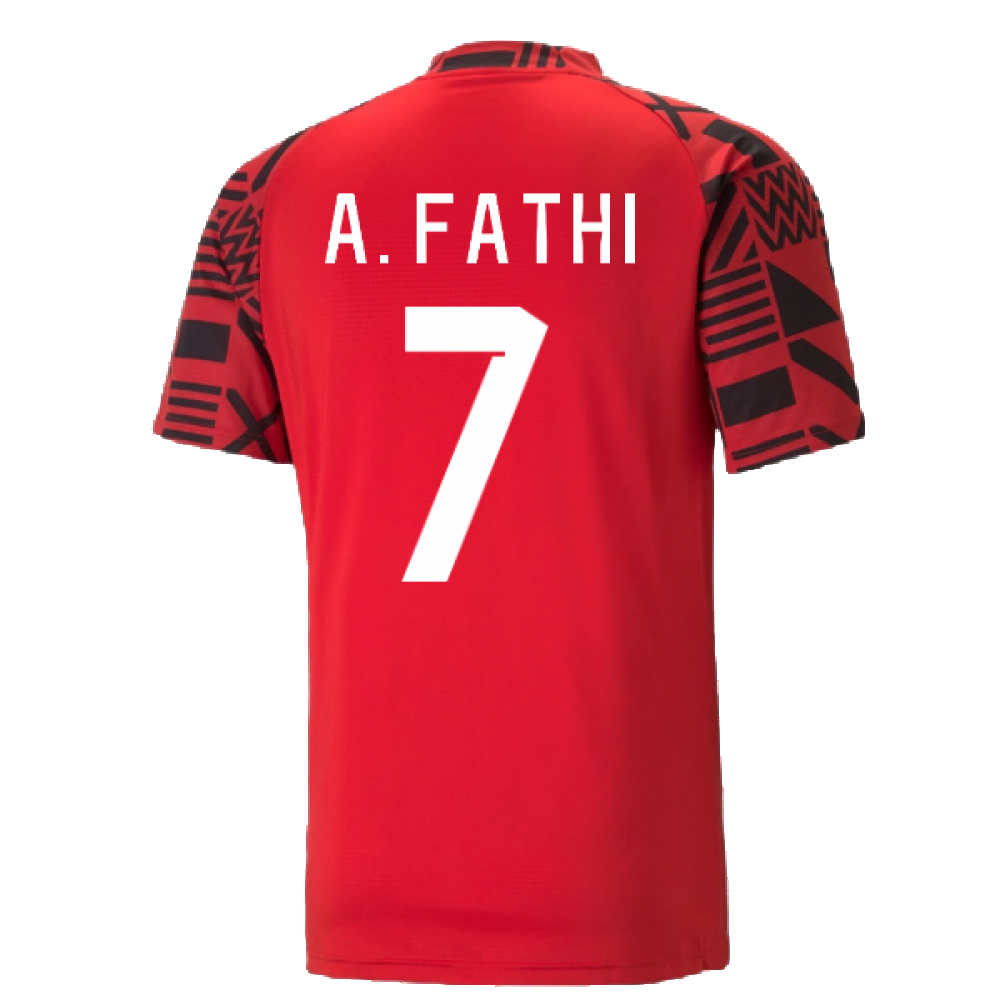 2022-2023 Egypt Pre-Match Jersey (Red) (A. FATHI 7)