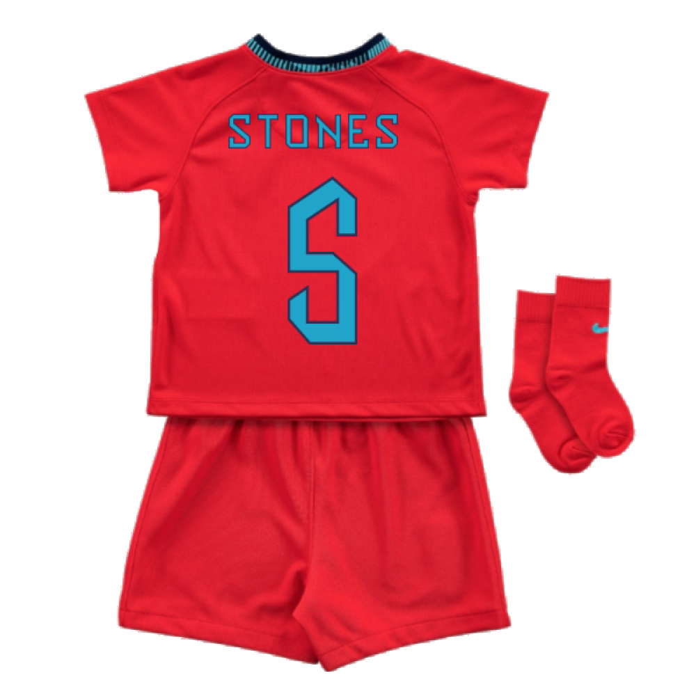 2022-2023 England Away Baby Kit (Infants) (Stones 5)