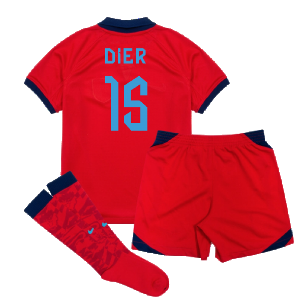 2022-2023 England Away Mini Kit (Dier 15)