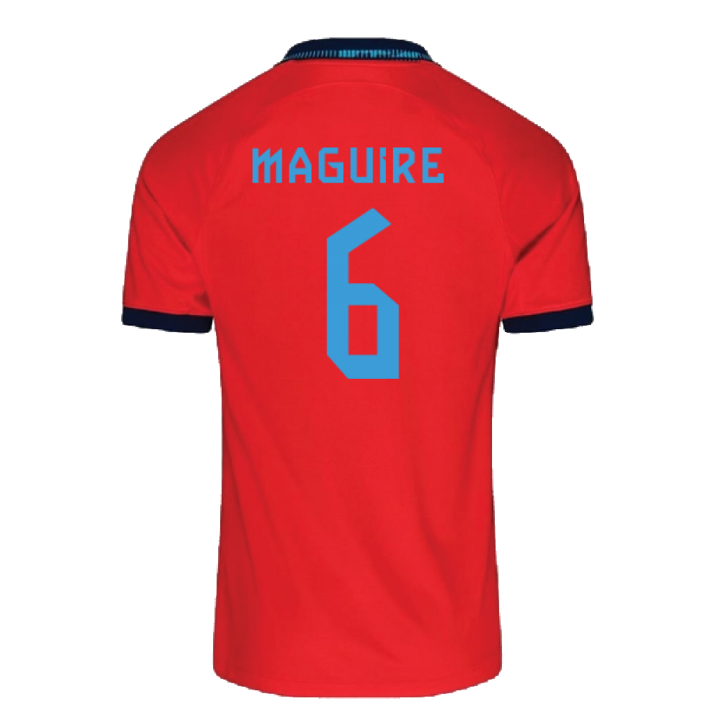 2022-2023 England Away Shirt (Kids) (Maguire 6)