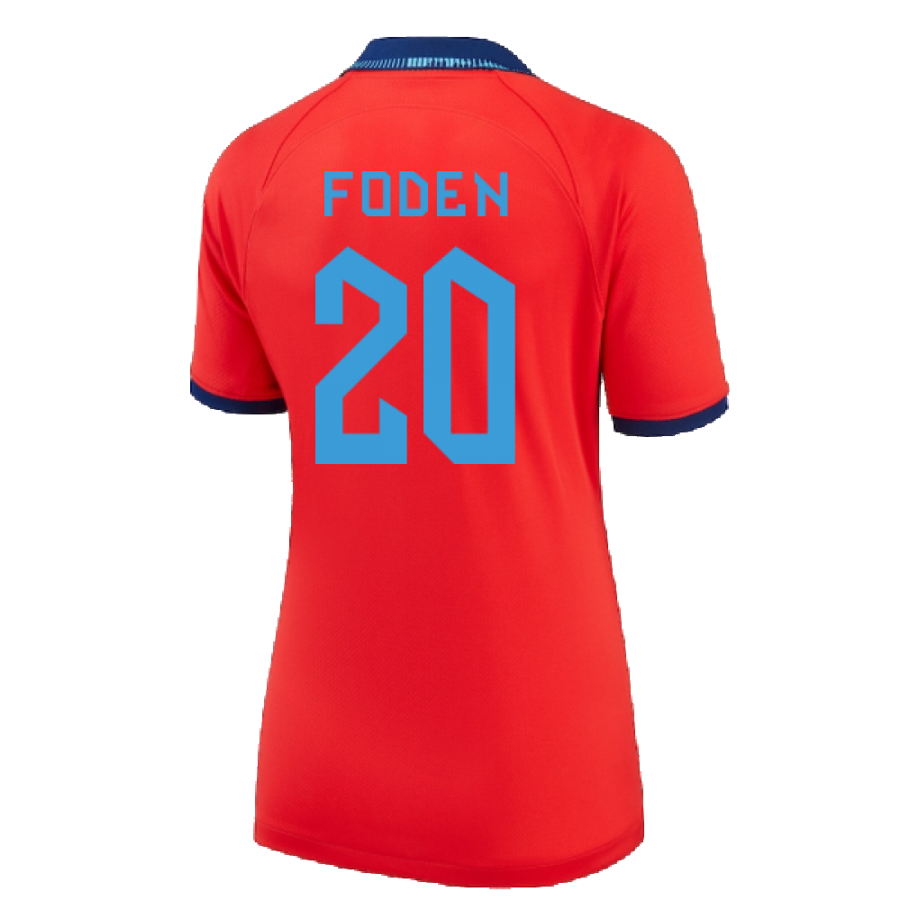 2022-2023 England Away Shirt (Ladies) (Foden 20)