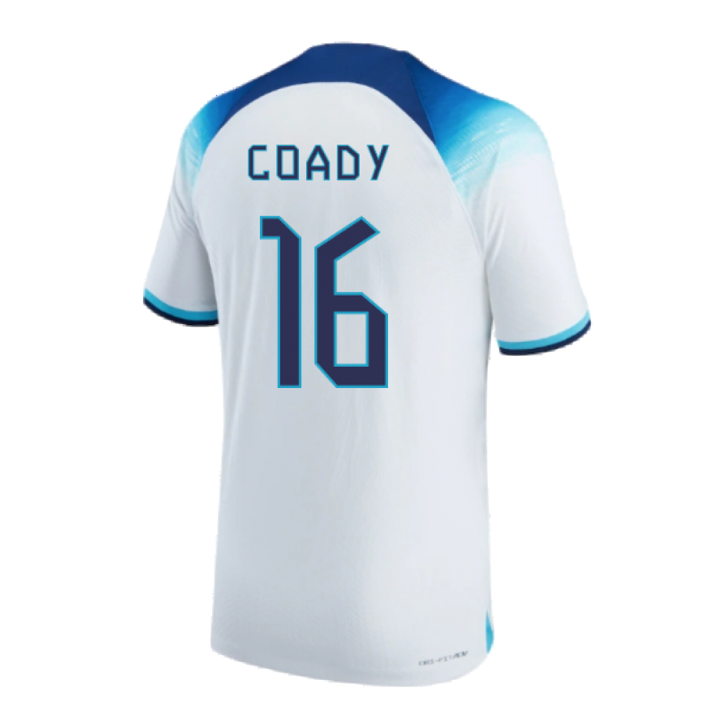 2022-2023 England Home Match Vapor Shirt (Coady 16)