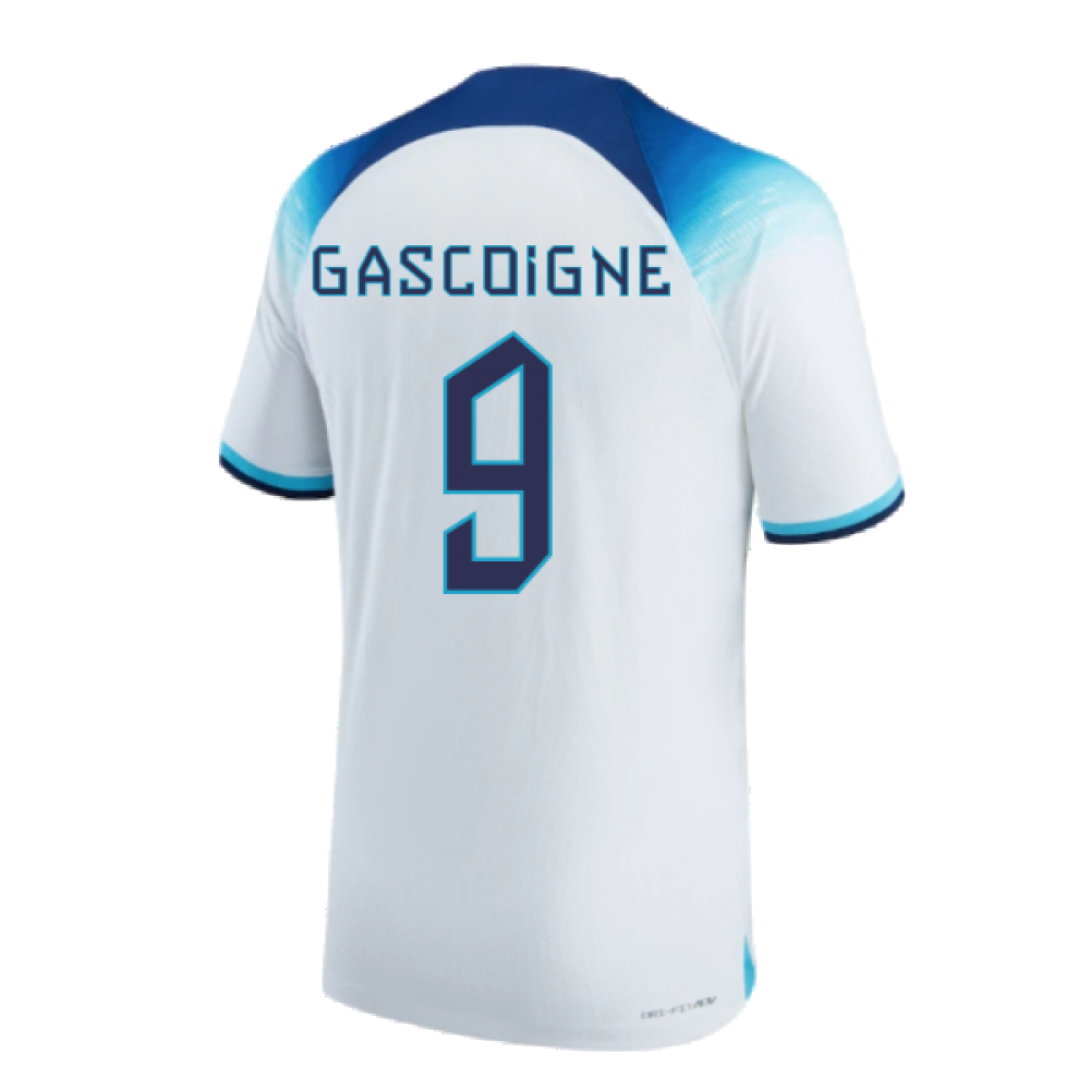 2022-2023 England Home Match Vapor Shirt (Gascoigne 9)