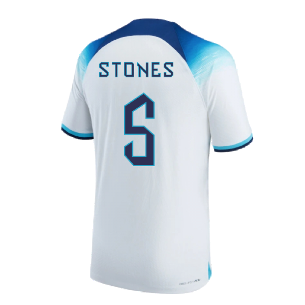 2022-2023 England Home Match Vapor Shirt (Stones 5)