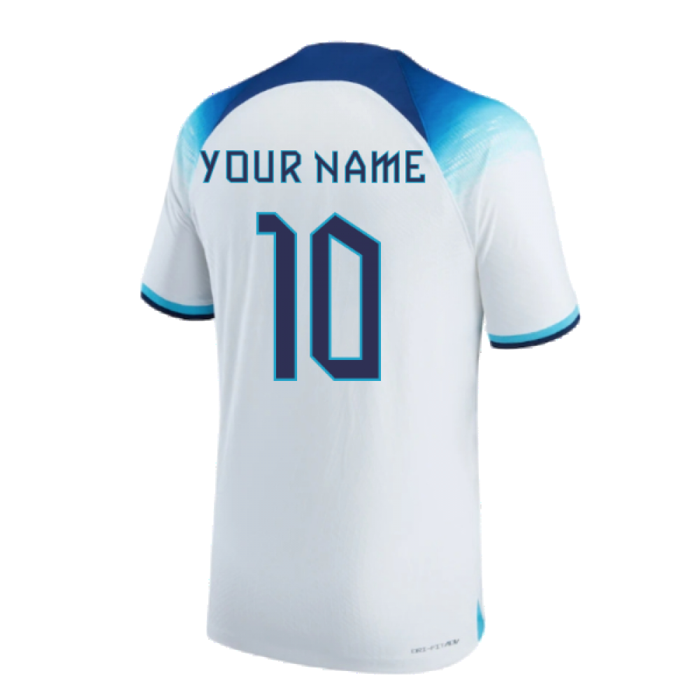 2022-2023 England Home Match Vapor Shirt (Your Name)