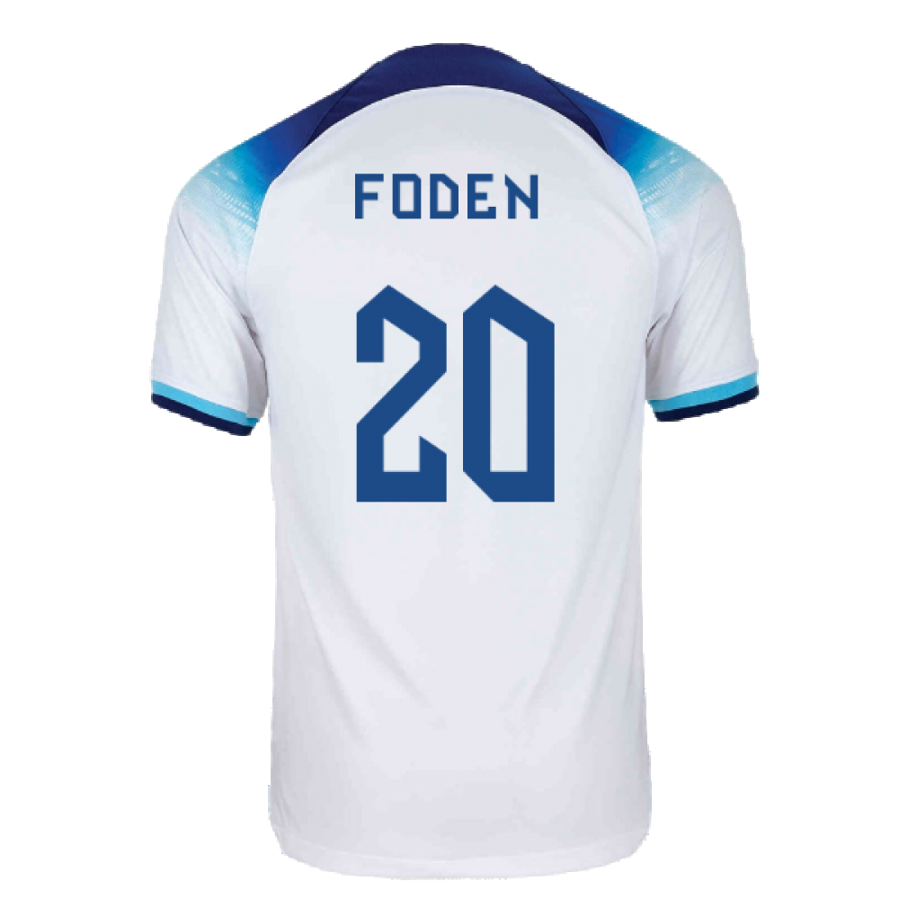 2022-2023 England Home Shirt (Foden 20)